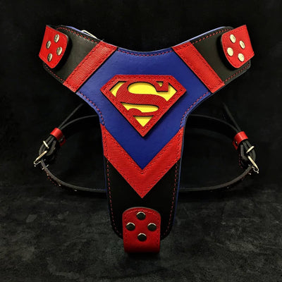 SUPERMAN HARNESS - HANDCRAFTED - GENUINE LEATHER - IMPORTED