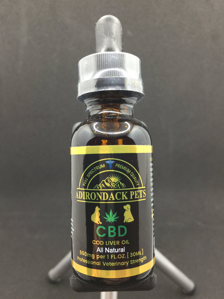 CBD OIL COD LIVER FOR PETS -  TOP QUALITY AND AUTHENTIC - MCT AND OMGEGA 3