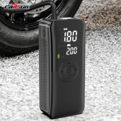 Portable USB Electric Air Pump for Motorcycle,  Bicycle, Car Tire Air Pump USB Outdoor Emergency Air Compressor Digital Display Smart Air Pump