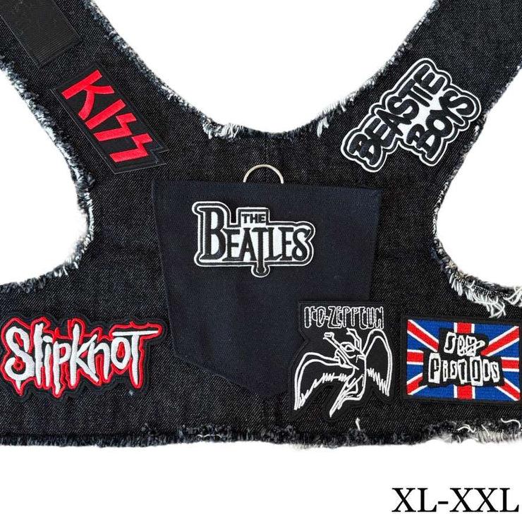 Black Denim Harness - BEATLES