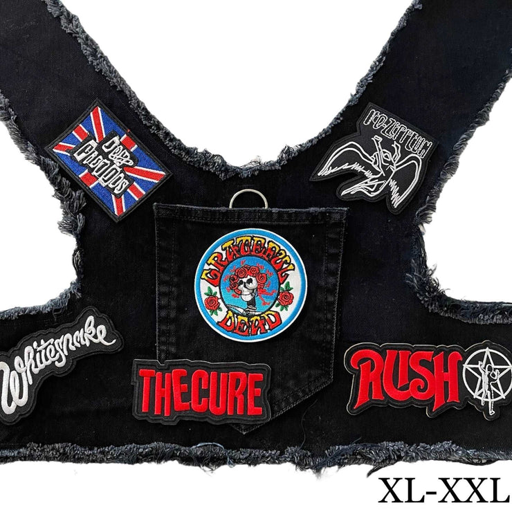 Black Denim Harness - GRATEFUL DEAD