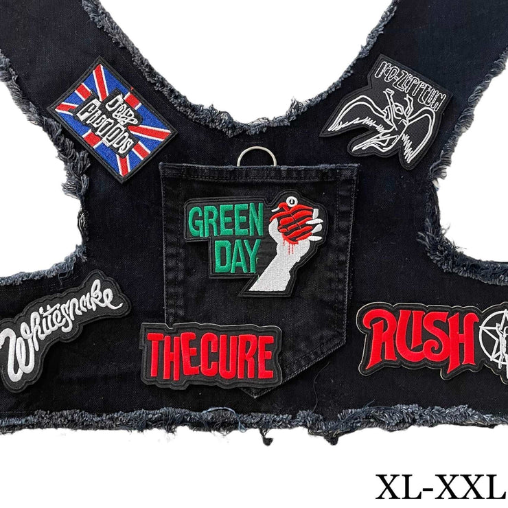 Black Denim Harness - GREEN DAY