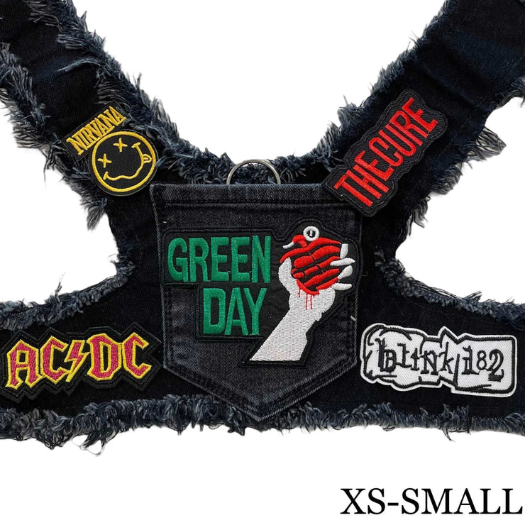 Black Denim Harness - GREEN DAY