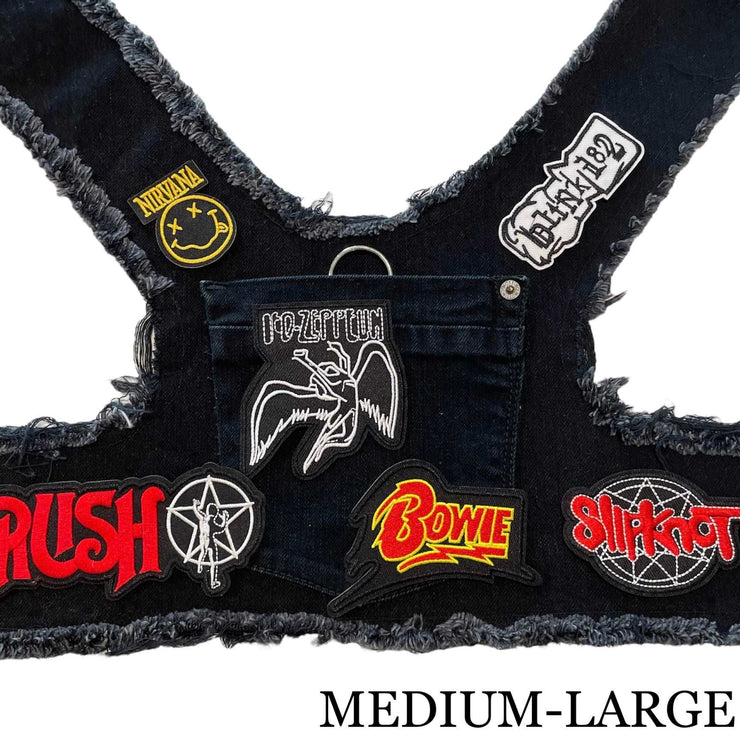 Black Denim Harness - LED ZEPPELIN