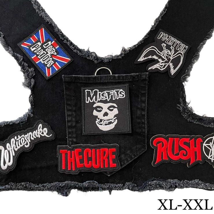 Black Denim Harness - MISFITS