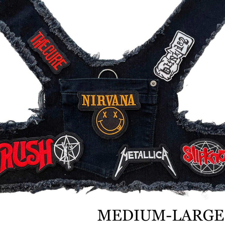 Black Denim Harness - NIRVANA