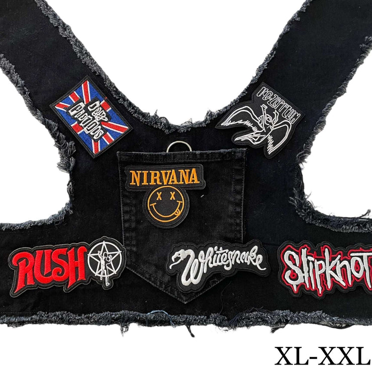 Black Denim Harness - NIRVANA