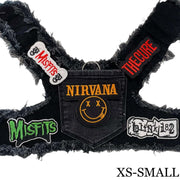 Black Denim Harness - NIRVANA