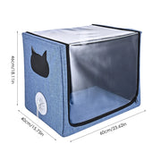 Pet Oxygen Cage Atomization Cage for Puppies Medium Dog Cat Inhalation Oxygen Therapy Chamber
AFFORDABLE and great for pet rescues  and home therapy.