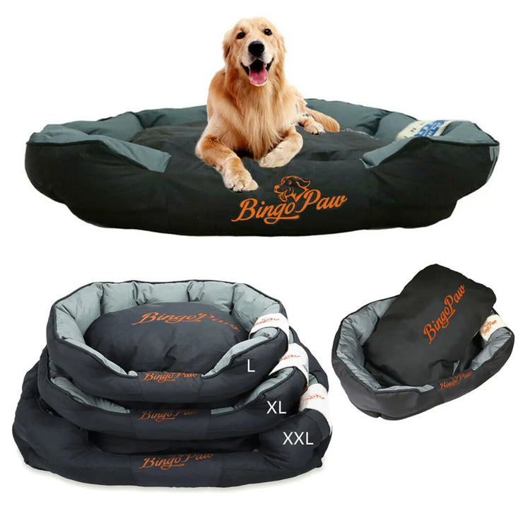 Dog Bed Waterproof XXL Extra Large Jumbo Orthopedic  Dog Bed Pet or Mat Kennel Washable Basket Pillow Comfy Bed that Dogs Love! (USA Stock)