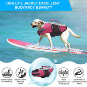 Stylish Dog Life Jacket Safety Swimming Preserver Swimwear Pet Life Vest (Sizes XS - XXL) - ON SALE!