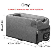 Portable Booster Travel Dog or Cat Bed Seat for Central Control Car Safety Pet Transport Carrier and Protector For Small Dogs  (Many to Choose from in this Listing)