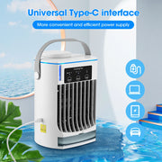 Portable Mini Humidifier Purifier Desktop Cooling Fan Mist Air Conditioner For Summer Office Home USB Charge - USA Shipment