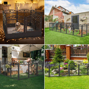 Playpen Dog or Pets Detachable Play Pen Exercise Puppy or other Pets Kennel Cage  Fences 8 Panels with Waterproof Fertility Pad (Free Shipment USA Only)