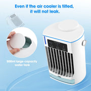 Portable Mini Humidifier Purifier Desktop Cooling Fan Mist Air Conditioner For Summer Office Home USB Charge - USA Shipment