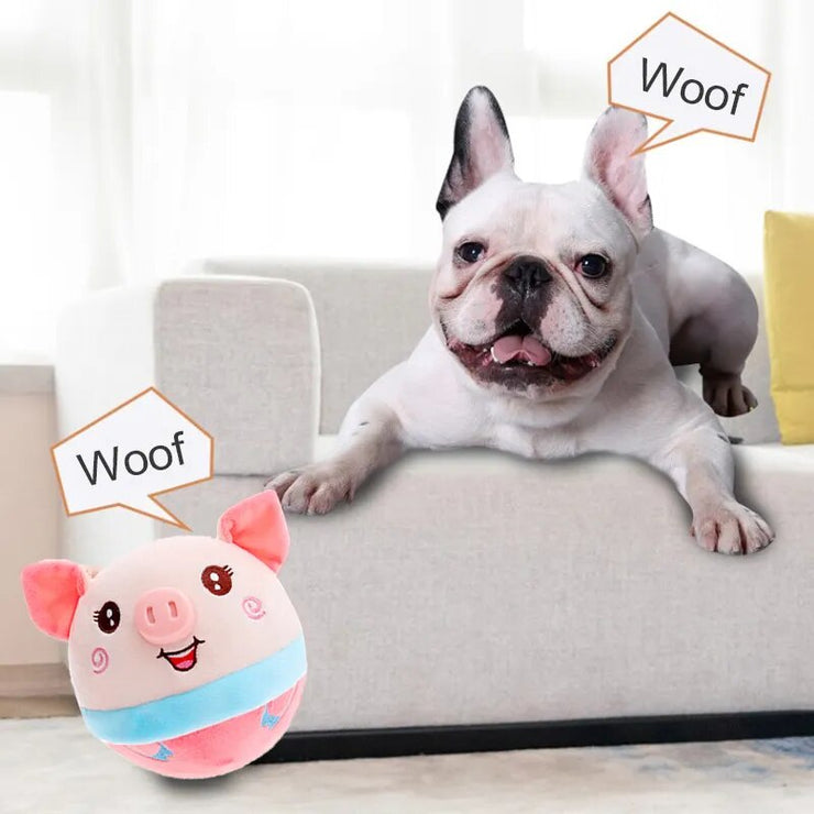 "NEW" HOT TOY Electronic Dog Toy Ball Bouncing Jump Balls Talking Interactive Dog Plush Doll Toys  USB RECHAREABLE