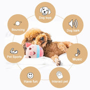 "NEW" HOT TOY Electronic Dog Toy Ball Bouncing Jump Balls Talking Interactive Dog Plush Doll Toys  USB RECHAREABLE