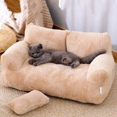 Luxury Cat Bed Sofa Cat Nest Pet Bed for Small to Medium Dogs Cats Comfortable Plush Puppy Bed