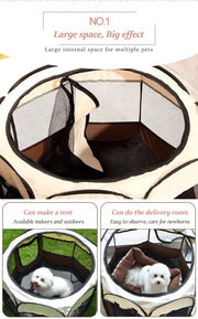 Portable Folding Pet Dog Playpen Tent Grate Dog House High Quality Durable Playpen For Cats, Dogs or other Pets