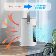 Portable Mini Humidifier Purifier Desktop Cooling Fan Mist Air Conditioner For Summer Office Home USB Charge - USA Shipment