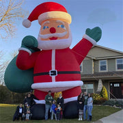 GIANT 26/20/14Ft SANTA CLAUS OUTDDOR INFLATABLE DECORATON FOR HOME OR BUSINESS