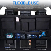 Back Seat Car or Truck Organizer and Storage Hanging Bag with 9 Pockets Oxford Waterproof Multi-pocket