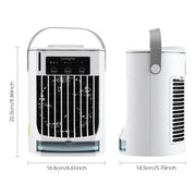 Portable Mini Humidifier Purifier Desktop Cooling Fan Mist Air Conditioner For Summer Office Home USB Charge - USA Shipment