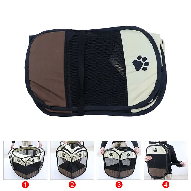 Portable Folding Pet Dog Playpen Tent Grate Dog House High Quality Durable Playpen For Cats, Dogs or other Pets