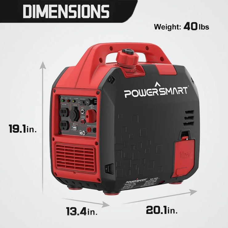 Powered Portable Inverter Generator, Super Quiet for Camping,  Home Emergency Use, Tailgating,  CARB Compliant (PS5020W) -
Free USA Shipment - Fast Shipment