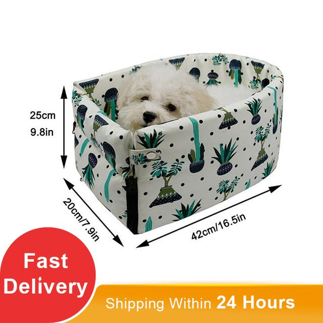 Portable Booster Travel Dog or Cat Bed Seat for Central Control Car Safety Pet Transport Carrier and Protector For Small Dogs  (Many to Choose from in this Listing)