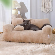 Luxury Cat Bed Sofa Cat Nest Pet Bed for Small to Medium Dogs Cats Comfortable Plush Puppy Bed