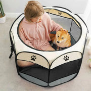 Portable Folding Pet Dog Playpen Tent Grate Dog House High Quality Durable Playpen For Cats, Dogs or other Pets