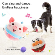 "NEW" HOT TOY Electronic Dog Toy Ball Bouncing Jump Balls Talking Interactive Dog Plush Doll Toys  USB RECHAREABLE