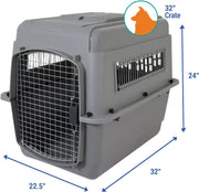 PETMATE SKY KENNEL , 36 Inch , IATA Compliant Dog Crate for Pets 50-70lbs , Made in USA , Airline Crate Compliant