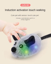 Simulated Little Mouse and Cat Self Entertainment Cat Teasing Tool