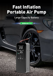 Portable USB Electric Air Pump for Motorcycle,  Bicycle, Car Tire Air Pump USB Outdoor Emergency Air Compressor Digital Display Smart Air Pump