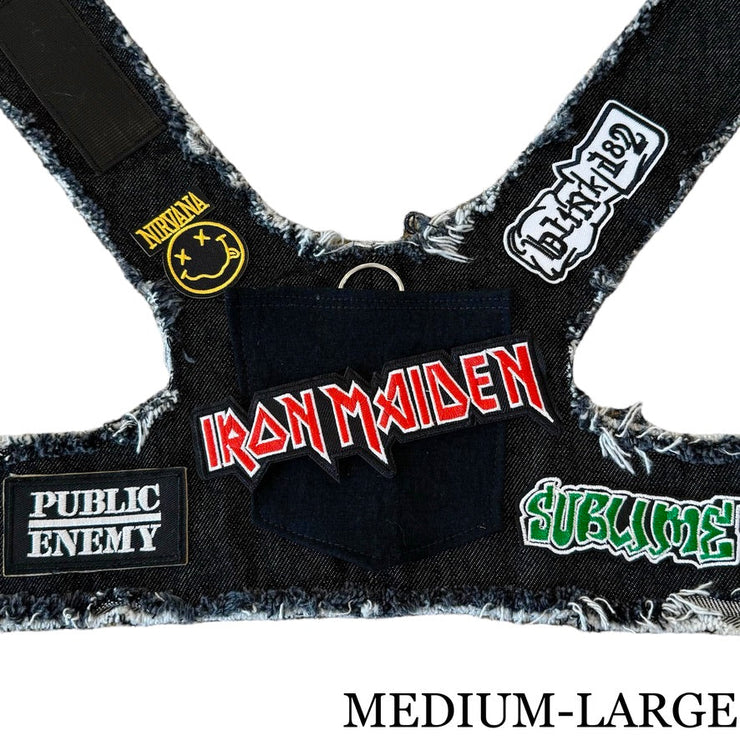 Black Denim Harness - IRON MAIDEN