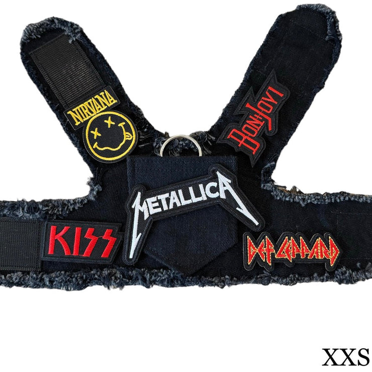 Black Denim Harness - METALLICA