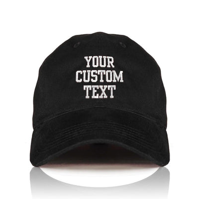 Custom Embroidery Baseball Hat - Custom Text