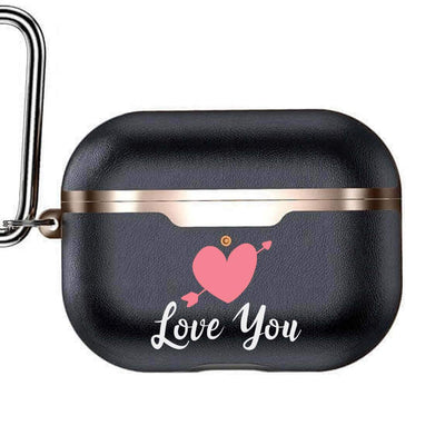 Custom Leather Airpod Pro Case - Electroplated Valentine's Collection