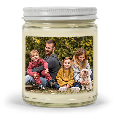 Custom Scented Candle Mini - Add Your Photo