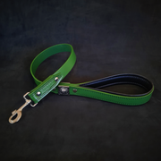 EROS LEASH GREEN - TOP QUALITY - HANDCRAFTED - GENUINE LEATHER