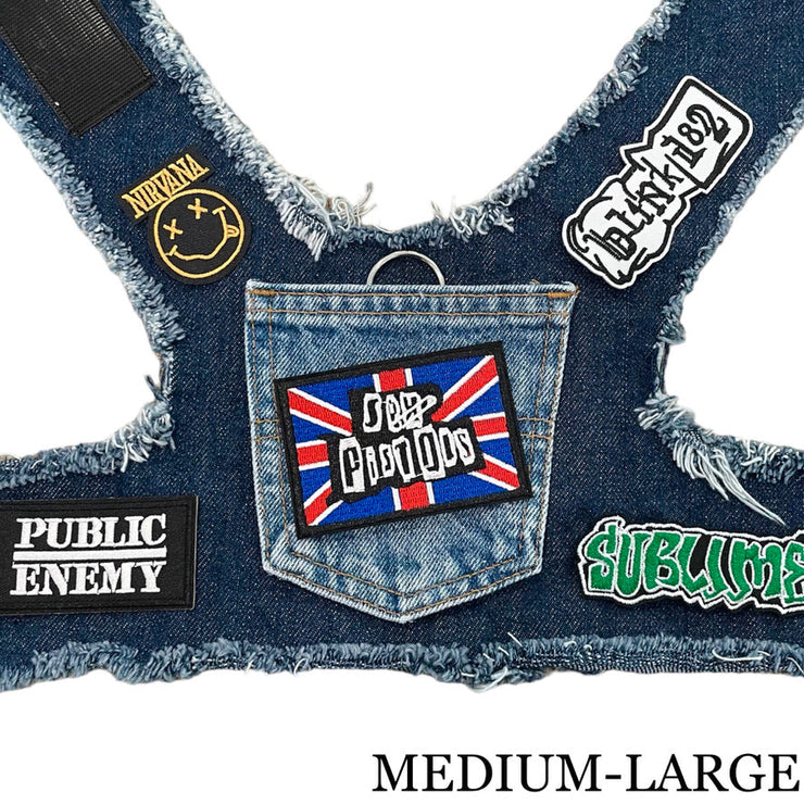 Denim Harness - Sex Pistols