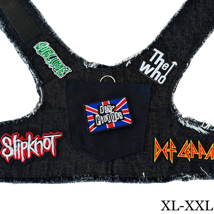 Black Denim Harness - SEX PISTOLS