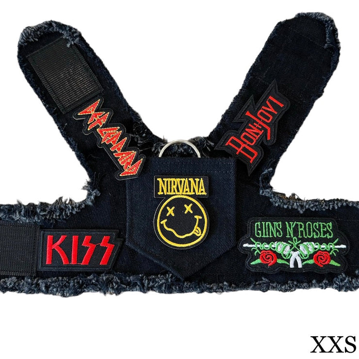 Black Denim Harness - NIRVANA