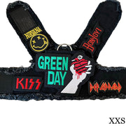 Black Denim Harness - GREEN DAY