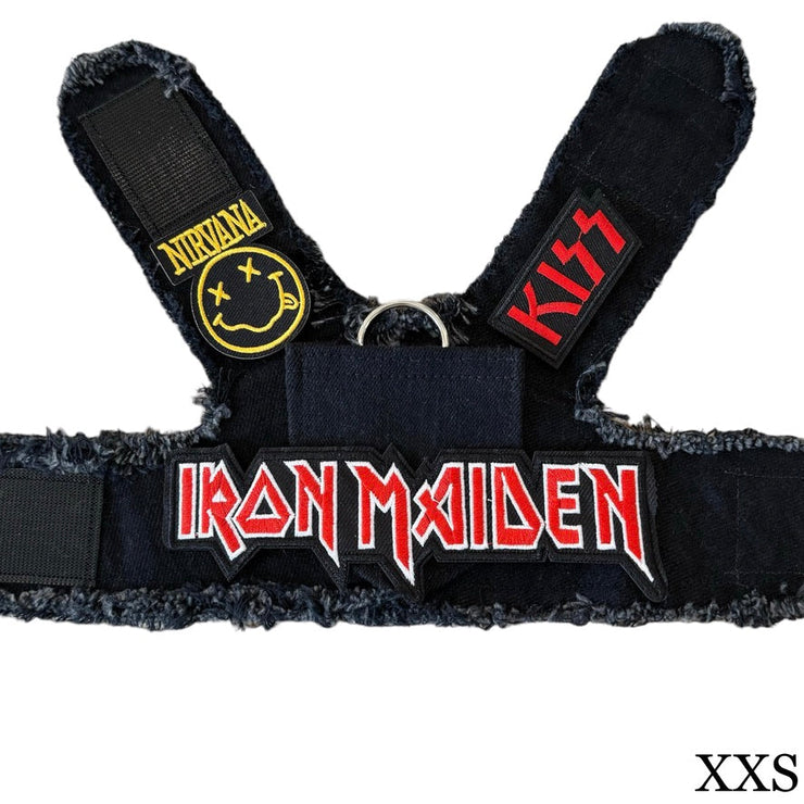 Black Denim Harness - IRON MAIDEN