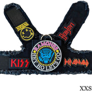 Black Denim Harness - RAMONES HEY HO