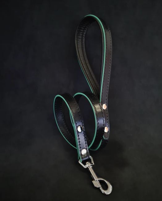 ARIEL LEATHER DOG LEASH - TOP QUALITY - HANDCRAFTED - GENUINE LEATHER - IMPORTED