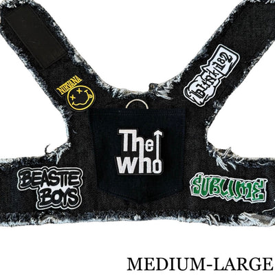 Black Denim Harness - THE WHO